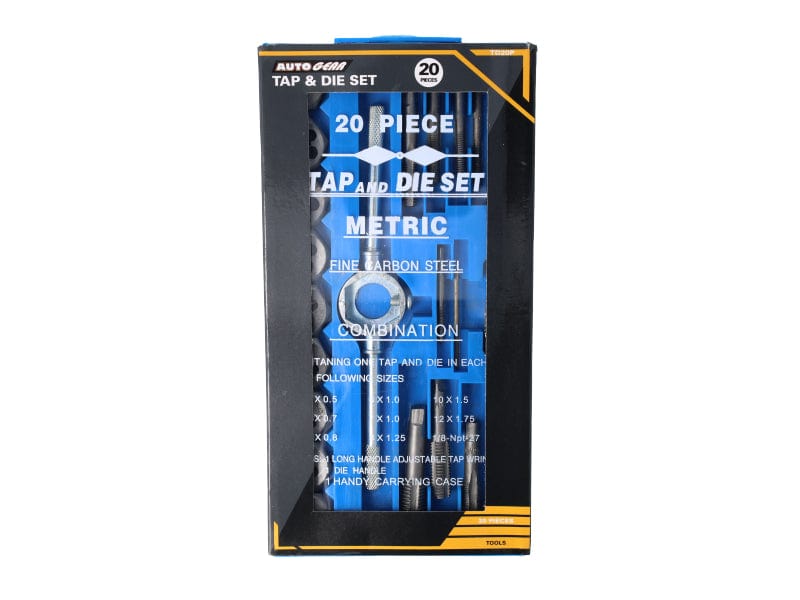 Autogear 20-stuk tap-en-sny-stel
