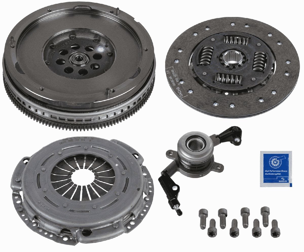 Dual mass flywheel and clutch kit with slave cylinder for Mercedes Viano Vito 2.2 CDi OM651 2290 601 108