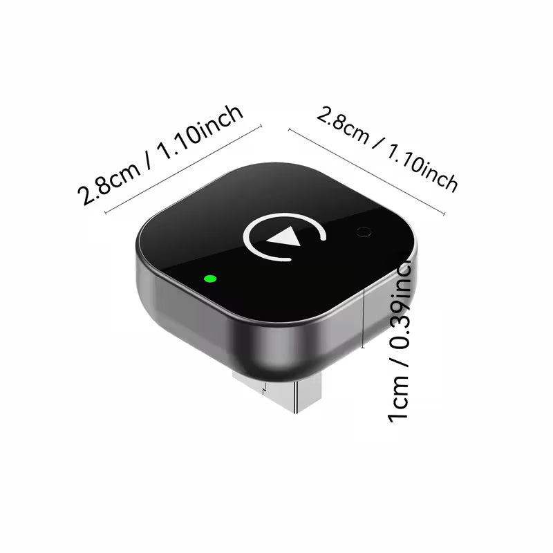 Wireless Apple CarPlay & Android Auto Adapter USB A Plug & Play Dongle