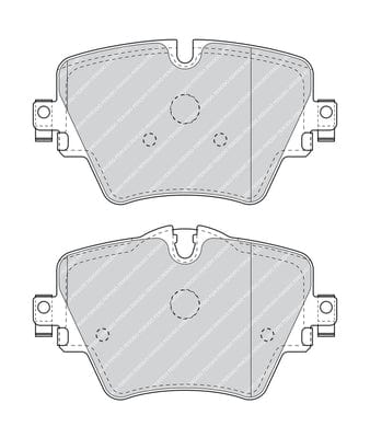 I-Front Brake Pad Set BMW 1 Series F40, 2 Series Active Tourer F45, 3 Series G20, 5 Series G30, X1 F48, X2 F39, X3 G01 (FDB4689)