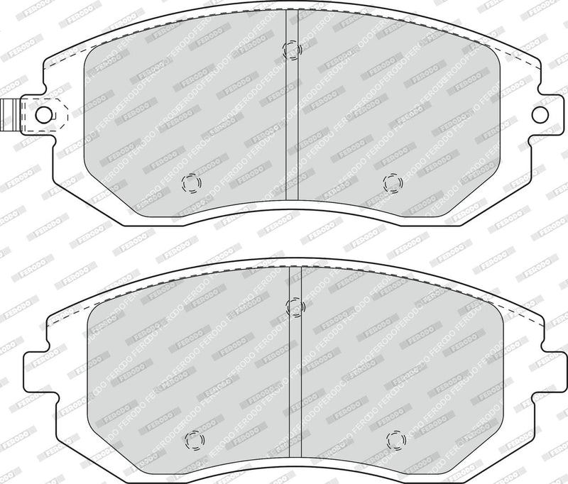 Ferodo Front Brake Pads angled view for Subaru BRZ - FDB1639