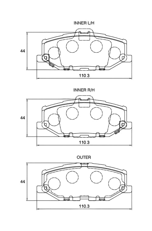 Front Brake Pads Suzuki Jimny 1.5 | D4256S