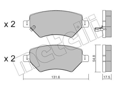 Front Brake Pads For Chery Tiggo 4 Pro, Tiggo 7 Pro, Tiggo 8 Pro – South Africa Fitment 22-1049-0