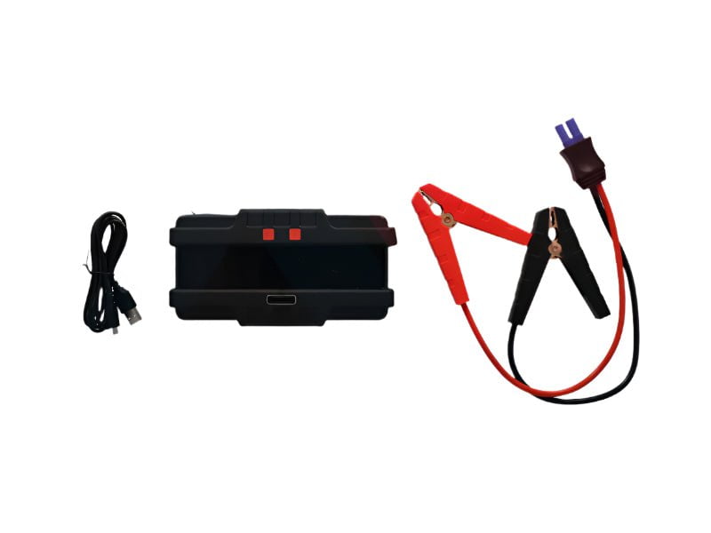 12V 600A jump starter and power bank with built-in battery tester and flashlight – compact emergency booster for South African drivers