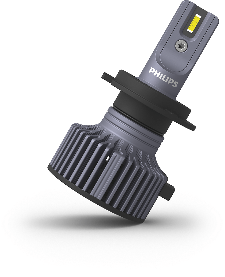 Philips Ultinon Pro3022 LED Headlight Bulb angled view H7 - LUM11972U3022X2