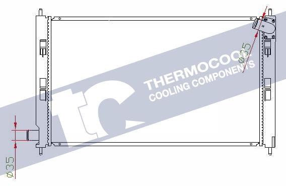 Radiator for Mitsubishi ASX 2011- South Africa fitment N628952