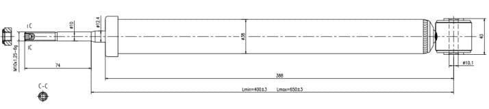 Rear Shock Absorber Honda Ballade i-VTEC 1.5 L15A7 L15Z1 2014-2020