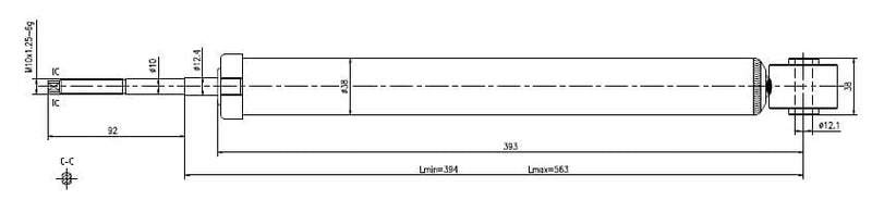 Rear Shock Absorber Left or Right for Toyota Rumion VVT and Suzuki Ertiga VVT 1.5 K15B 2019- - 9131834