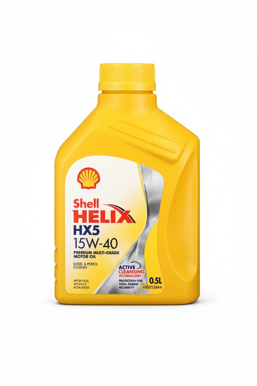 Shell Helix HX5 15W-40 API SN SN+ CF ACEA A3/B3 500ml Engine Oil South Africa 550074131