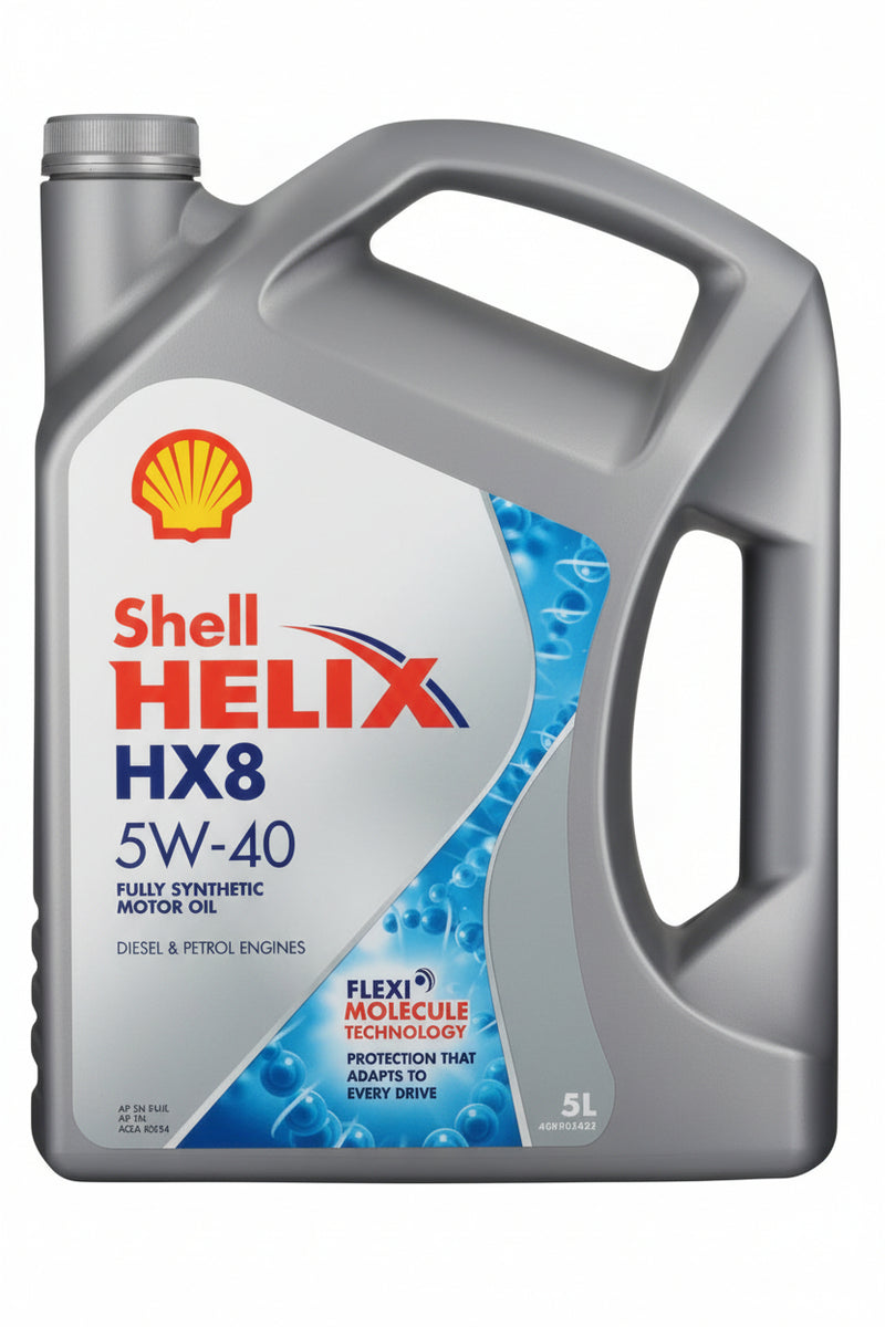Shell Helix HX8 5W-40 API SN SN+ ACEA A3/B3 A3/B4 5L Full Synthetic Oil South Africa 550053711