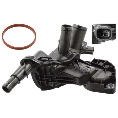 Thermostat Housing With Sensor Hole 95°C for Renault Captur Clio IV Sandero 0.9 TCe H4BT