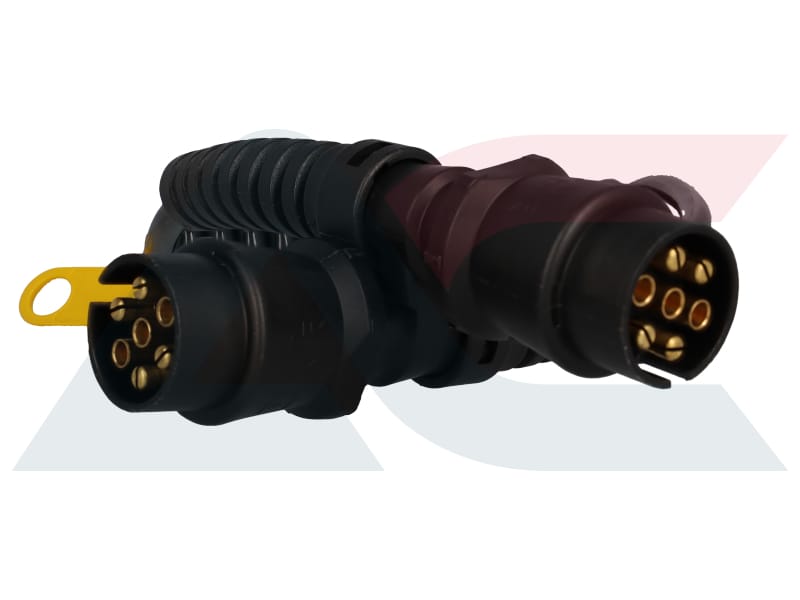 Trailer Electric Filament Adaptor angled view 7 terminal - TL0001