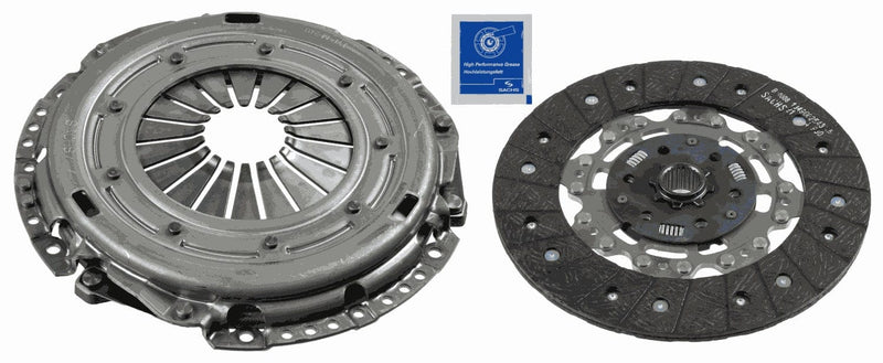 Clutch Kit Seat Ibiza 1.9Tdi (Blt,Box,Buk) Vw Polo,Sharan 1.9Tdi (Asz) 2002-2010 SACHS 3000 950 070