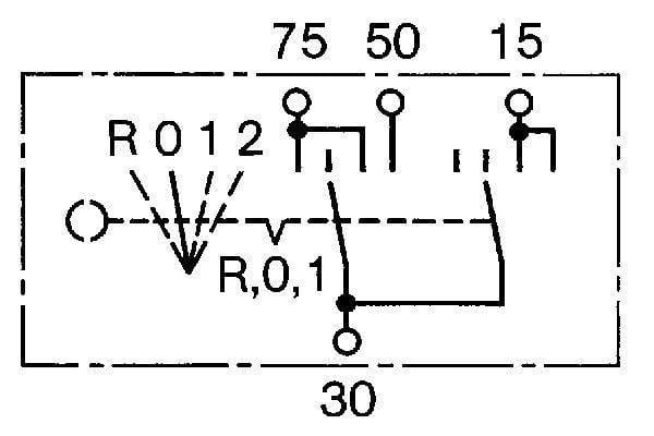 Bosch-Switch /Radio-Off-On-Start (0342309003) - Modern Auto Parts