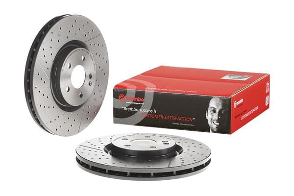 Brake Disc Front (2 In Box) Mercedes A45 Amg W176,W246,W242,C117,X117,X156 (Brembo 09B91311) Brembo