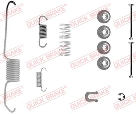 I-accessory Kit Brake Shoe Right Side Hilux,Quantum,Vw Caddy Fsb324 / ATE610Bs (105-0003-1R)