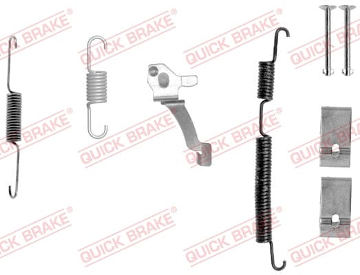 Toebehore-stel Remskoen Regterkant Hyundai Getz, I10, I20 Fsb4047/ATE1052Bs (105-0017X-1R)