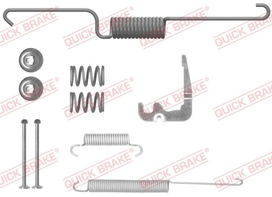 Toebehore-stel Remskoen 801/ATE1009 Vw Amarok Links (105-0026X-1L)