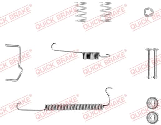I-accessory Kit Brake Shoe Opel Corsa C Right Side (105-0064X-1R)
