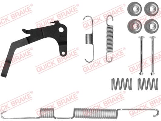 Accessory Kit Brake Shoe 701/ATE1031 Shoe Right Toyota Hilux,Quantum