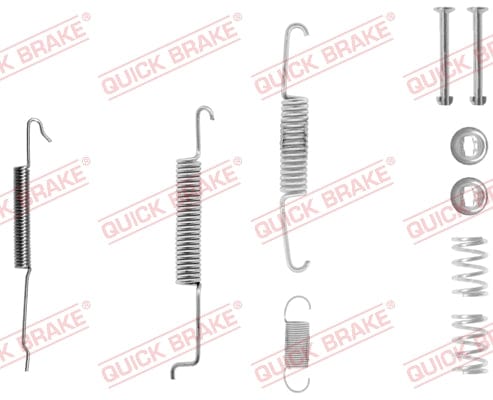 I-accessory Kit Brake Shoe Right Side ATE503Bs/Fsb48 Vw Caddy Golf Jetta (105-0680-1R)