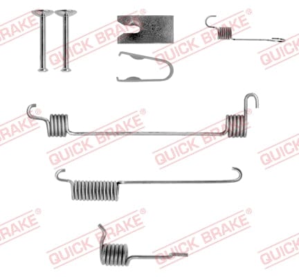 Accessory Kit Brake Shoe Ford Bantam/Fiesta Left (105-0731-1L)