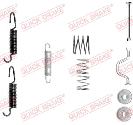 I-Accessory Kit Brake Shoe Toyota Prado,Fj Cruiser,Land Cruiser,Rav 4,Lexus Is,Ls,Rx (105-0816-1)
