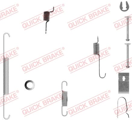 I-Accessory Kit Brake Shoe Fsb4025/ATE1024Bs Kia Picanto (105-0847-1)