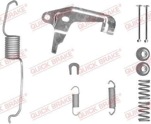 Accessory Kit Brake Shoe 643 Shoe Left Toyota Hiace,Fortuner,Hilux,Quantum (105-0853X-1L)