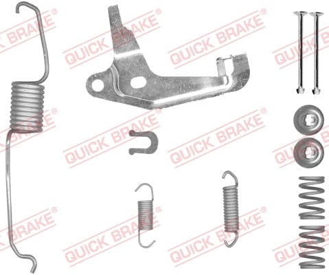 Accessory Kit Brake Shoe 643 Shoe Right Toyota Hiace,Fortuner,Hilux,Quantum (105-0853X-1R)