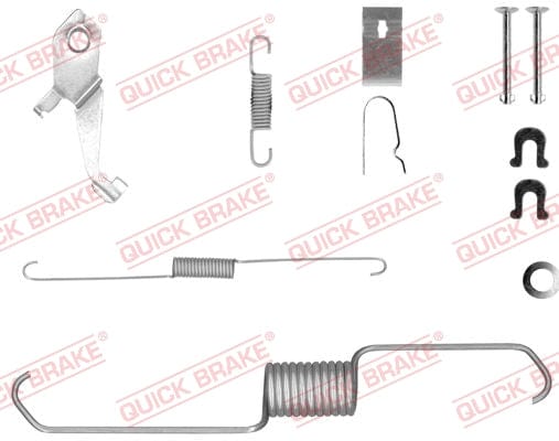 I-Accessory Kit Brake Shoe 636 Shoe Left Gwm Steed,Isuzu D-Max Kb Iii,Mitsubishi Triton (105-0856X-1L)