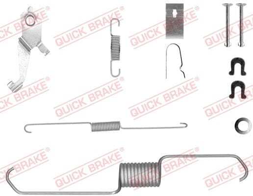 I-Accessory Kit Brake Shoe 636 Shoe Right Gwm Steed,Isuzu D-Max Kb Iii,Mitsubishi Triton (105-0856X-1R)