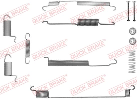 Accessory Kit Brake Shoe 693 Shoe Nissan Navara Np300 Hardbody (105-0857-1)