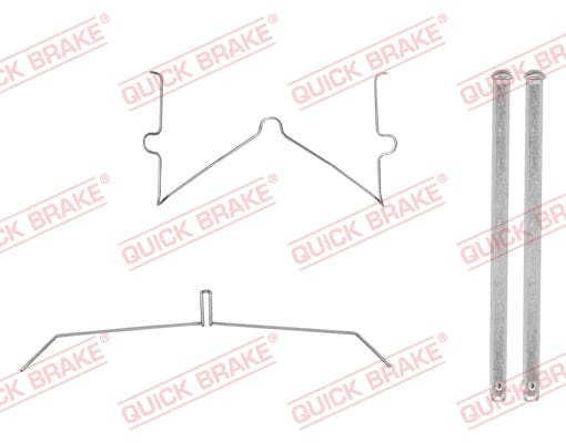 Toebehore-stel Remblokkies FDB4229 Jeep Compass, Toyota Land Cruiser (109-0003-1)