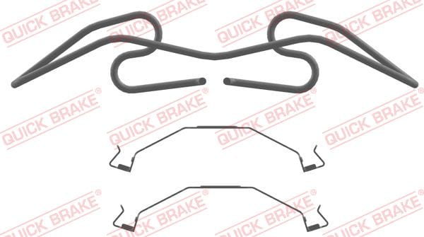 Accessory Kit Brake Pads Audi S3,A5/Vw Golf 8 Gti (109-0133R-1)