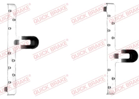 Accessory Kit Brake Pads FDB392/ FDB419 Vw Caddy,Citi Golf, Golf Iv,Jetta,Polo 6N (109-1048-1)