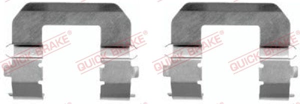 I-accessory Kit Brake Pads FDB1733 Hyundai Elantra Sonata Tiburon Tucson Kia Soul Sportage (109-1617-1)