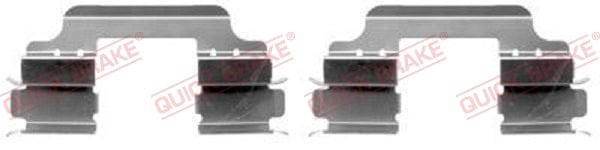 Accessory Kit Brake Pads FDB1747 Bmw 1 Series (109-1648-1)