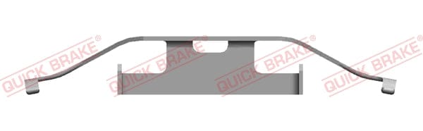 Toebehore-stel Remblokkies FDB1460 Vw Kombi T5, Touareg, Transporter (109-1682-1)