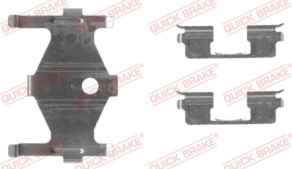 I-accessory Kit Brake Pads Hyundai Elantra,Tiburon/Kia Cerato/Nissan Maxima Iii (109-1710-1)