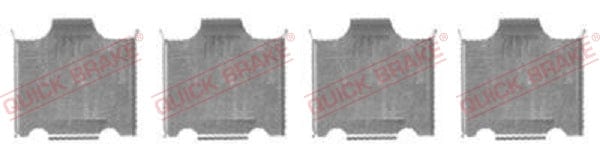 Toebehore-stel Remblokkies FDB1860 Kia K2500,K2700 (109-1718-1)