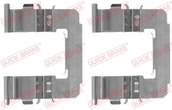 Toebehore-stel Remblokkies FDB1639 Subaru Forester, Impreza, Legacy, Outback (109-1742-1)