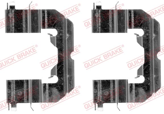 Toebehore-stel Remblokkies FDB4623 Hyundai Accent IV Kia Rio Iii (109-1859R-1)