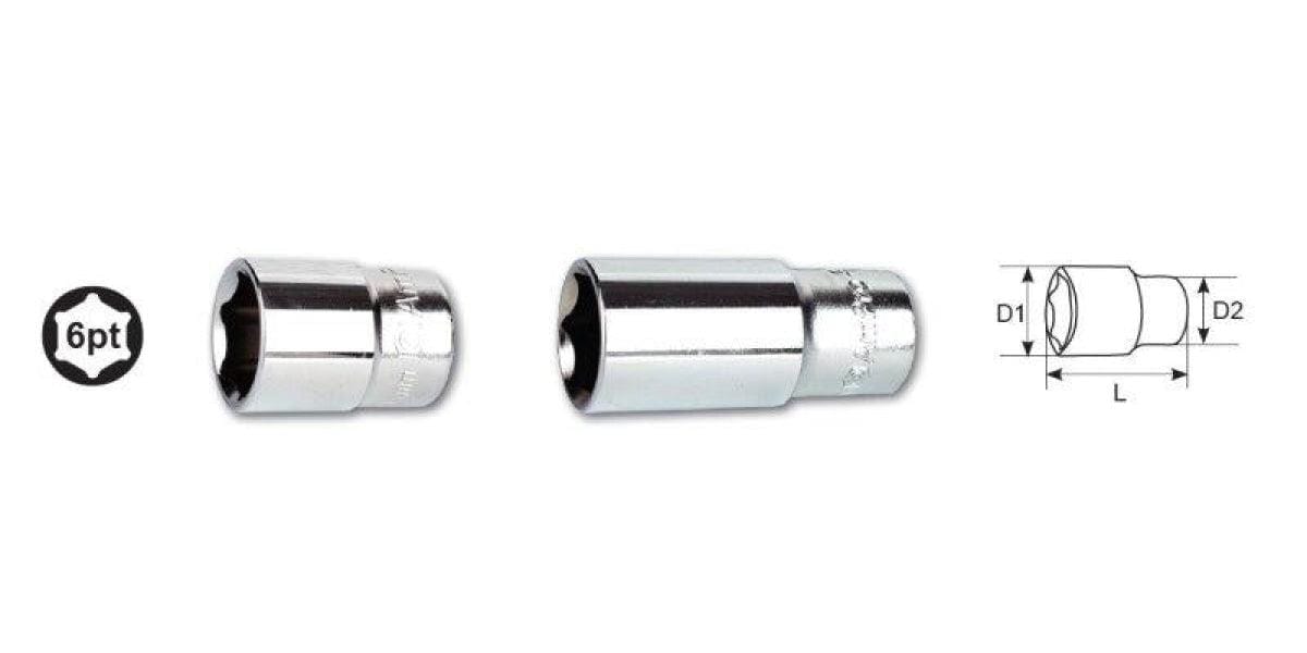 1/2 Dr. X 13Mm 6Pt Socket AMPRO T335413 - Modern Auto Parts