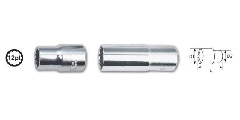 1/2 Dr. X 14Mm 12Pt Deep Socket AMPRO T335564 - Modern Auto Parts