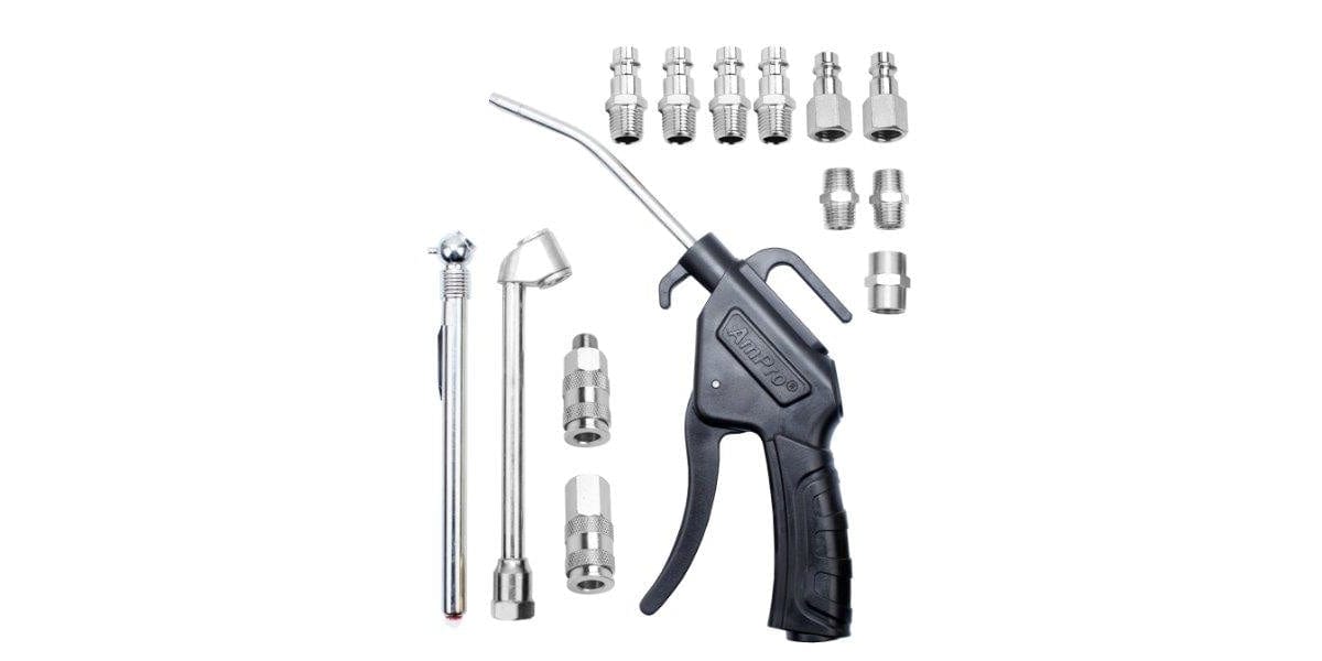 14Pc Air Tool Accessory Kit (German Type) AMPRO A1467 tools at Modern Auto Parts!