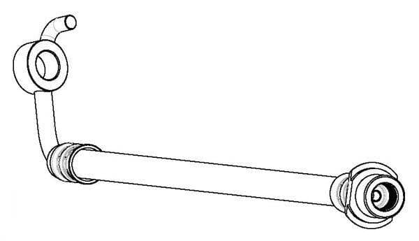 Brake Hose Front Right Toyota Quantum (512794)