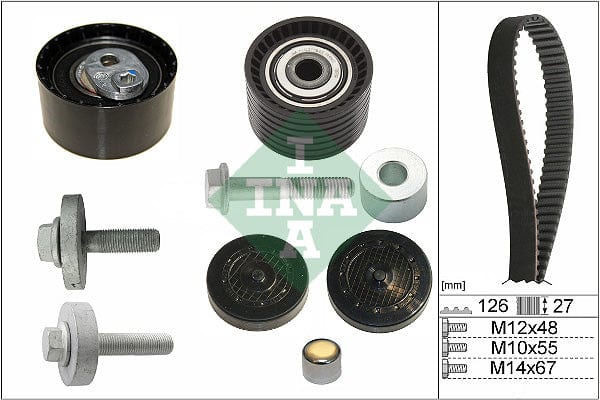 Belt Kit Opel Vivaro 2.0 Ecotec F4R820, Renault Various F4P/F4R (530063810 Ina)