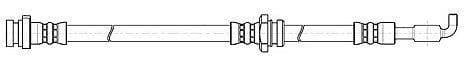 Brake Hose Ford Ranger 05- Rear (550066)