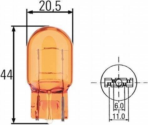 Hella Bulb W/B 12V 21W (8Ga-178555-802) - Modern Auto Parts